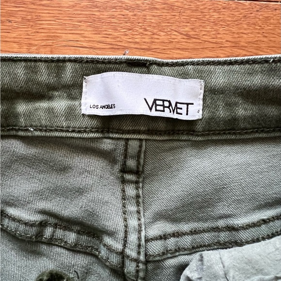 Vervet olive green denim skinny jeans from VICI - Picture 2 of 7